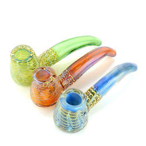 1Stop Glass 5" Hand Made Spidery Design Pipe - Glasss Station