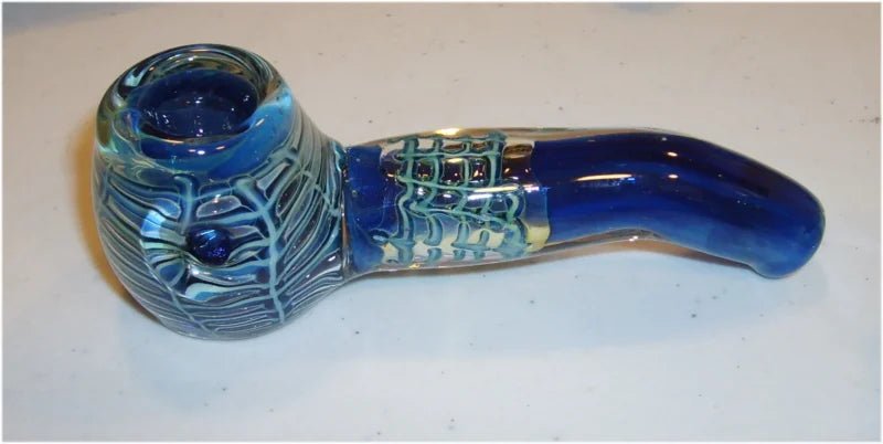 1Stop Glass 5" Hand Made Spidery Design Pipe - Glasss Station