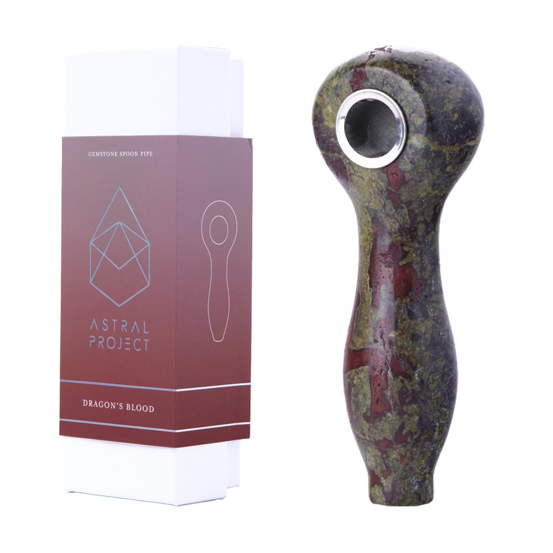 Astral Project Gemstone Spoon Pipes - Glasss Station