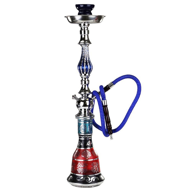 Badshah Platinum Asian Flair Hookah - Glasss Station