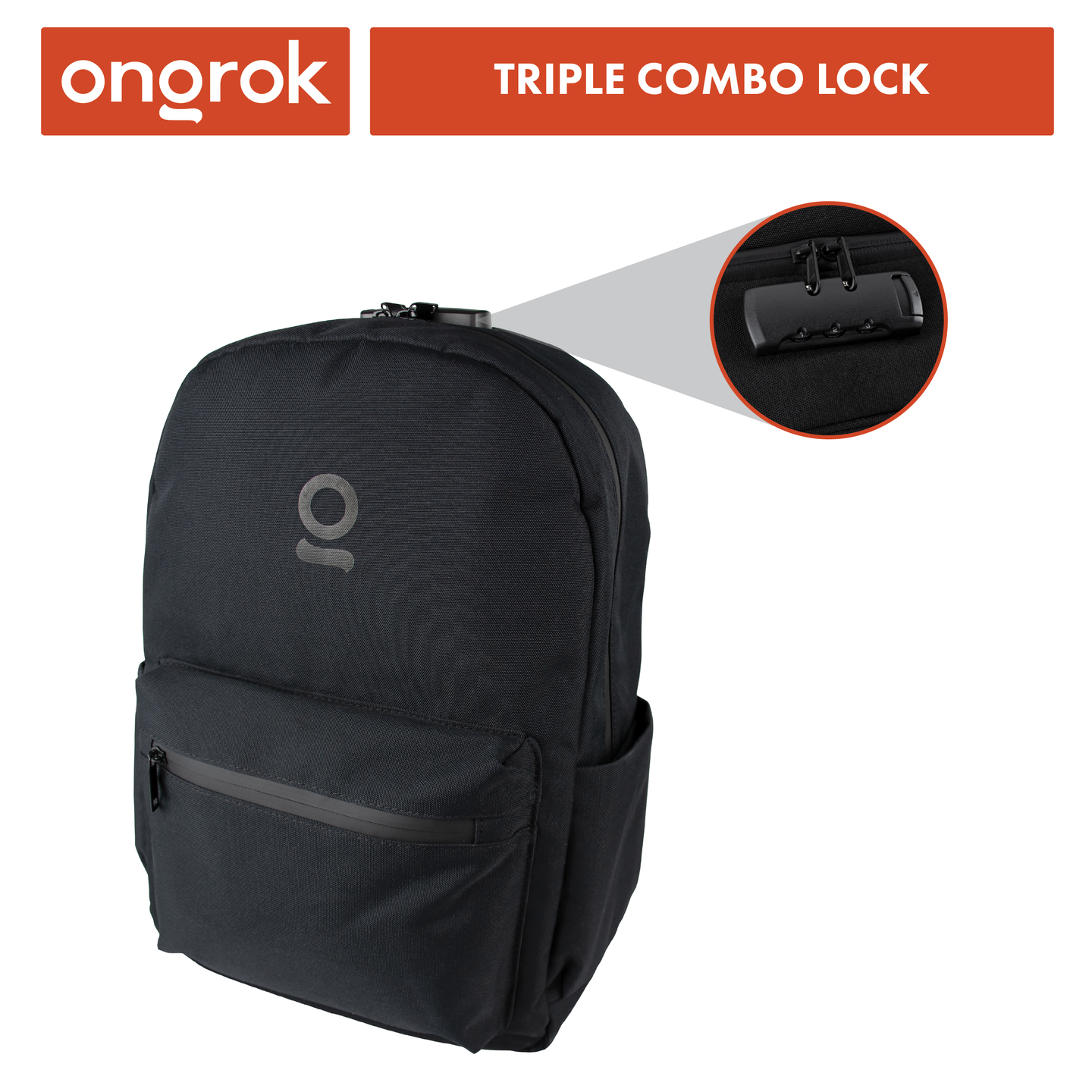 Ongrok Carbon Lined  Smell Proof Back Pack - Glasss Station