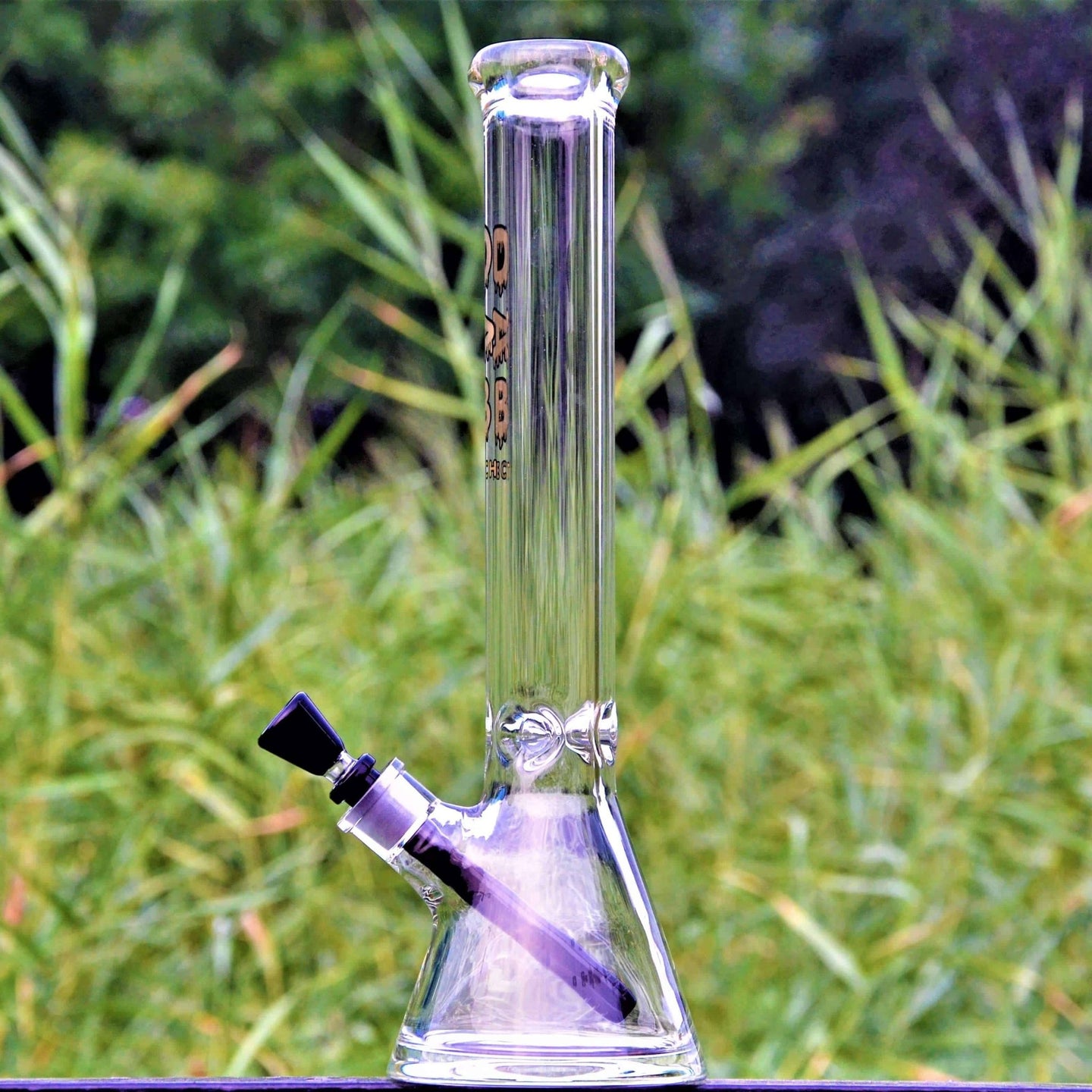 Calibear Glass 9mm Beaker Bong - Glasss Station