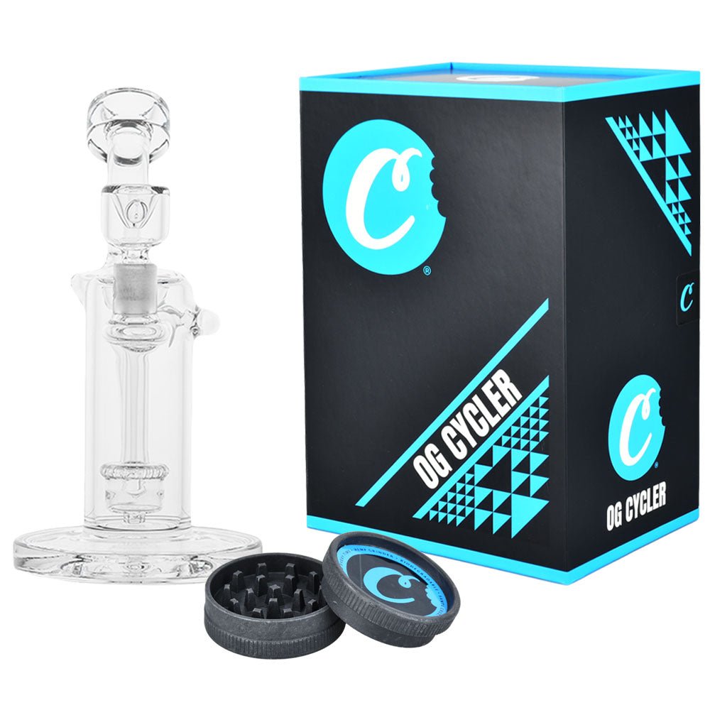 Cookies Recycler Glass Water Pipe - Glasss Station