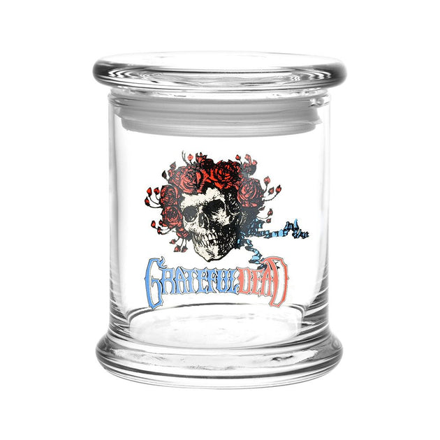 Grateful Dead x Pulsar Pop Top Jar - Skull and Roses - Glasss Station