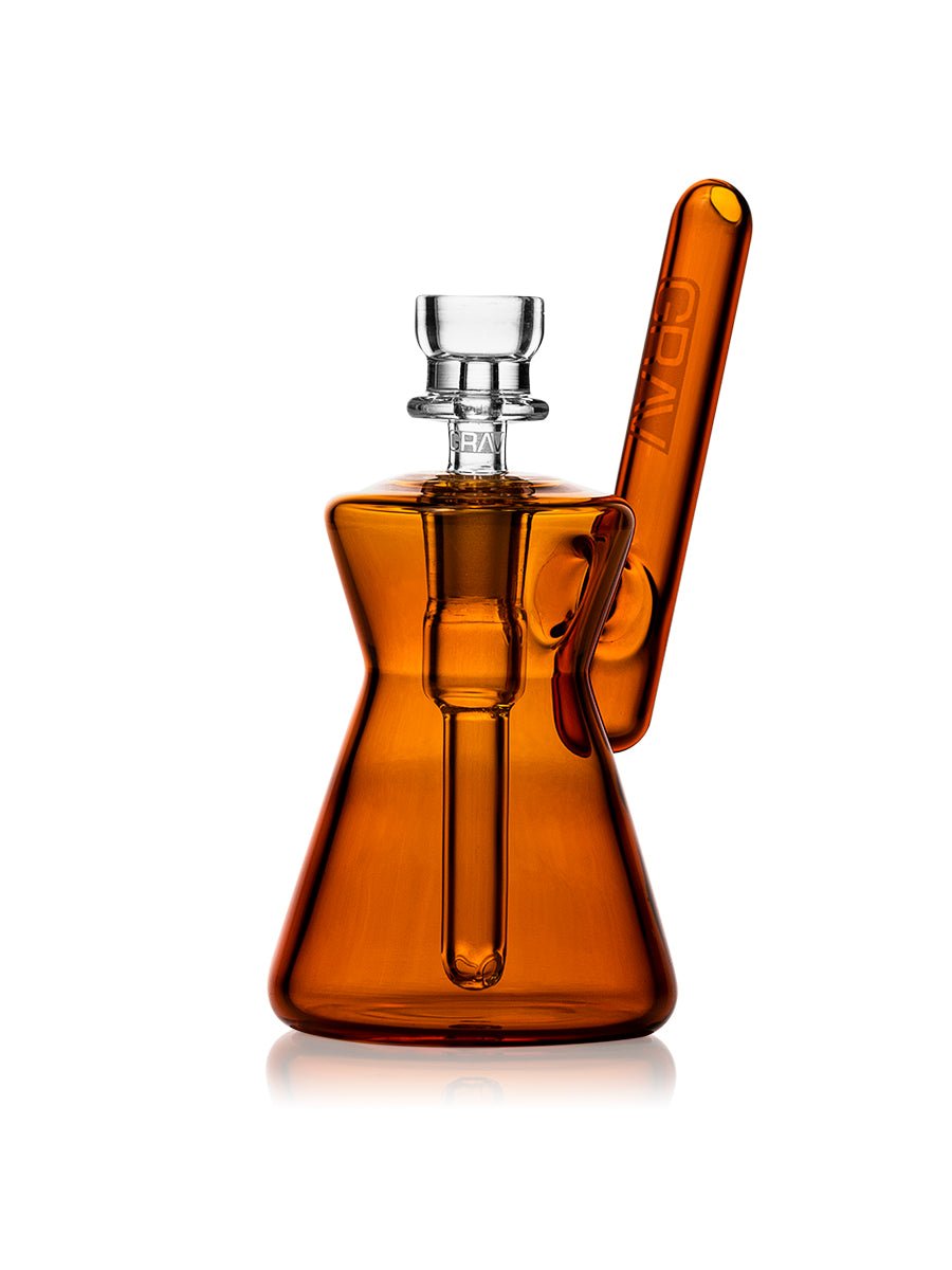 GRAV Colored Hourglass Pocket Bubbler - Glasss Station