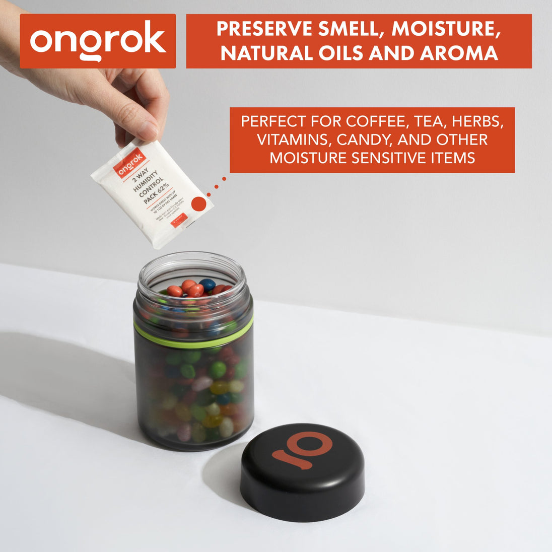 Ongrok 500ml Child Resistant Jars - Glasss Station