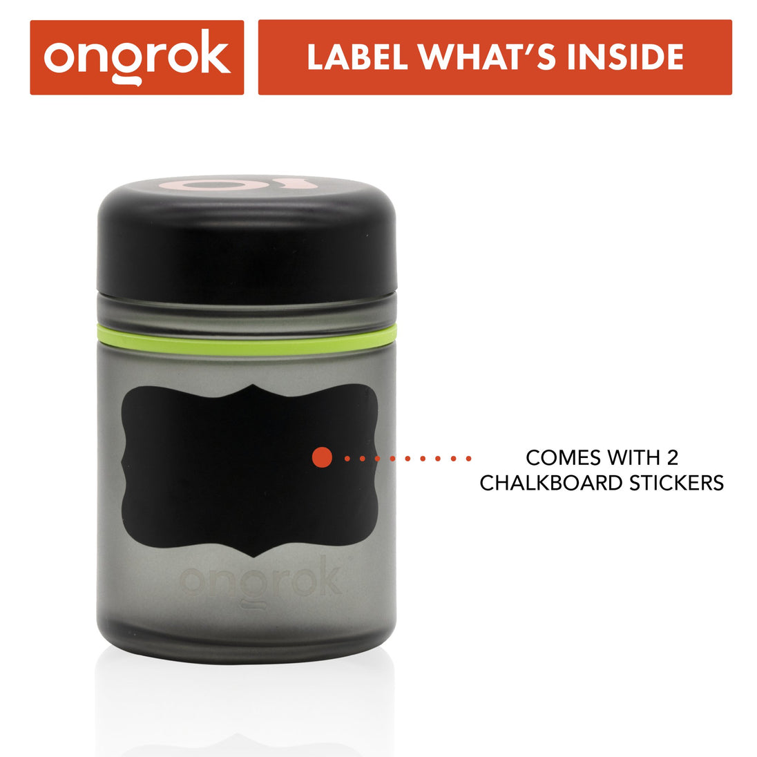 Ongrok 500ml Child Resistant Jars - Glasss Station