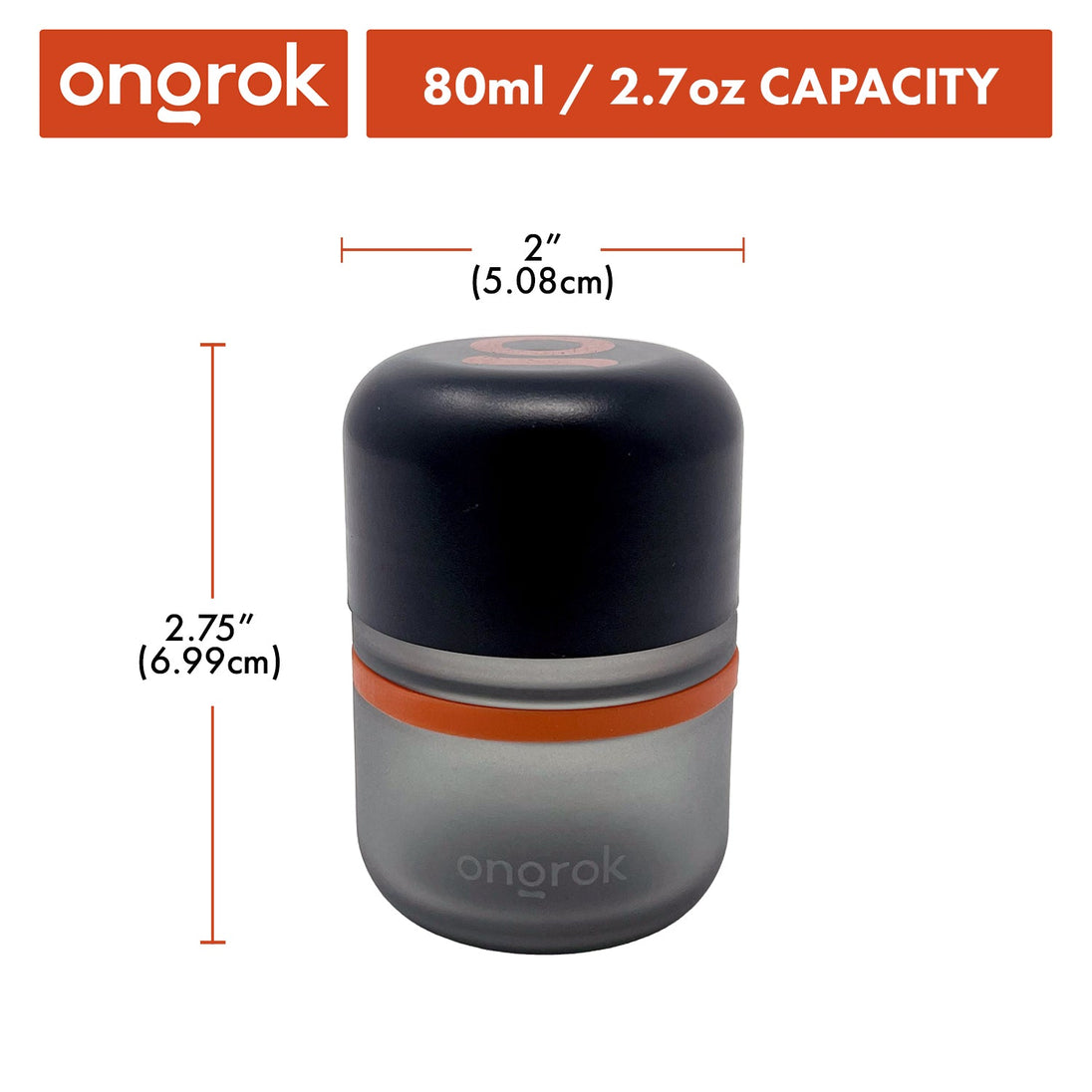 Ongrok 80ml Child Resistant Jar 6 Pack - Glasss Station