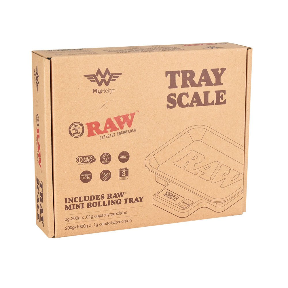 RAW X My Weigh Tray Scale - Glasss Station