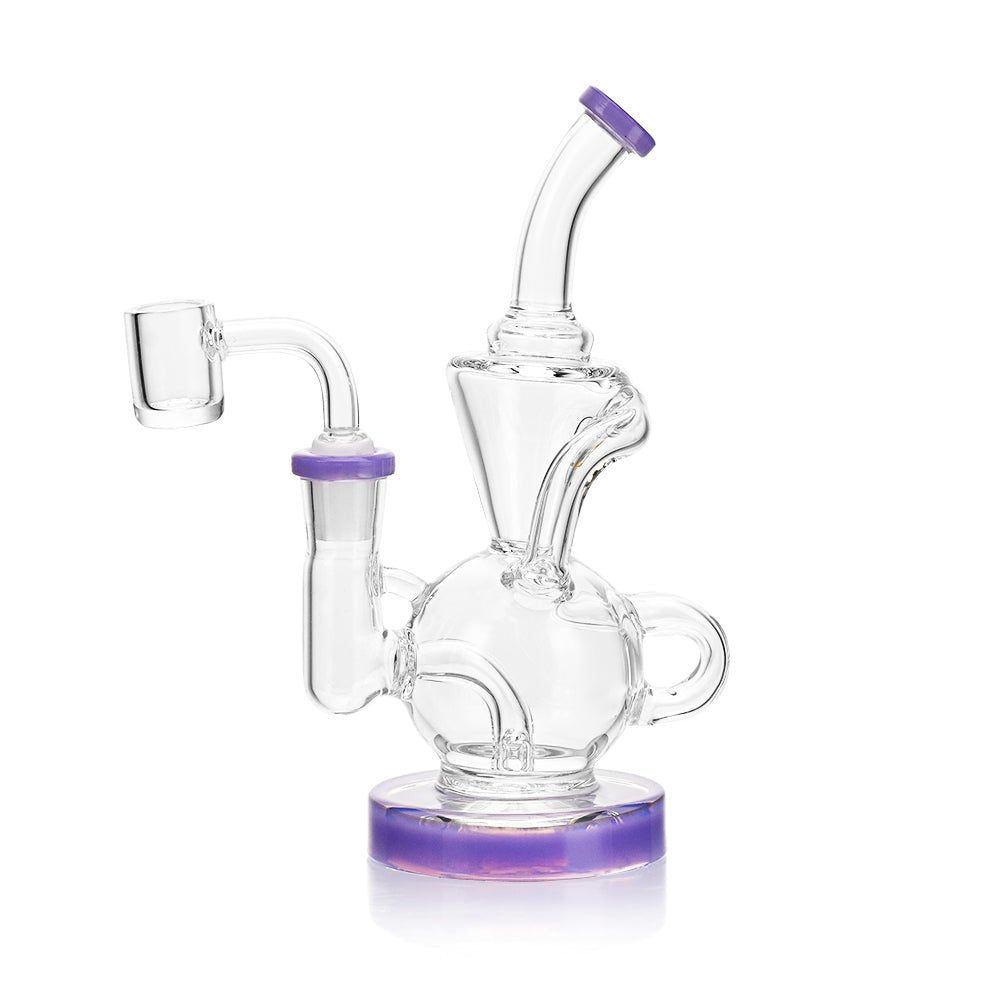 Ritual Smoke Air Bender Bubble-Cycler Rig Slime Purple - Glasss Station