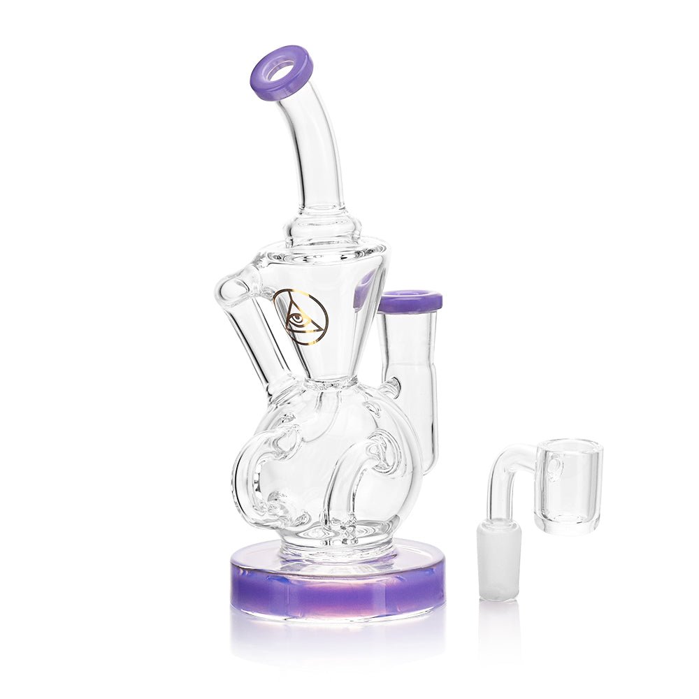 Ritual Smoke Air Bender Bubble-Cycler Rig Slime Purple - Glasss Station