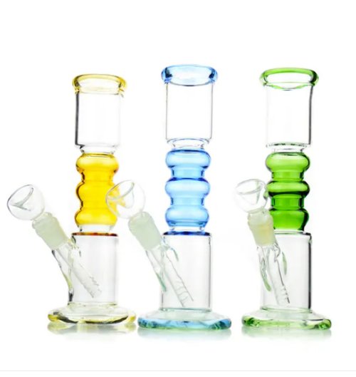 1Stop Glass 10" Straight Tube Bong - Glasss Station