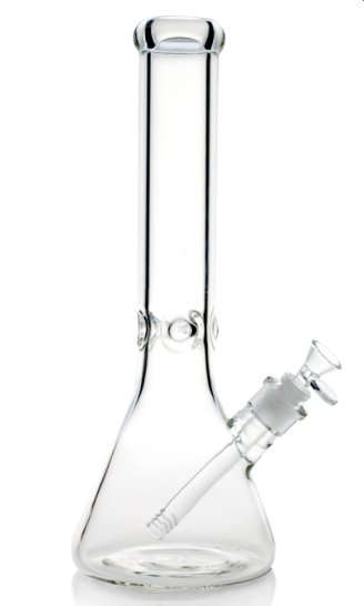 1Stop Glass 12" Thick Glass Beaker Bong - Glasss Station