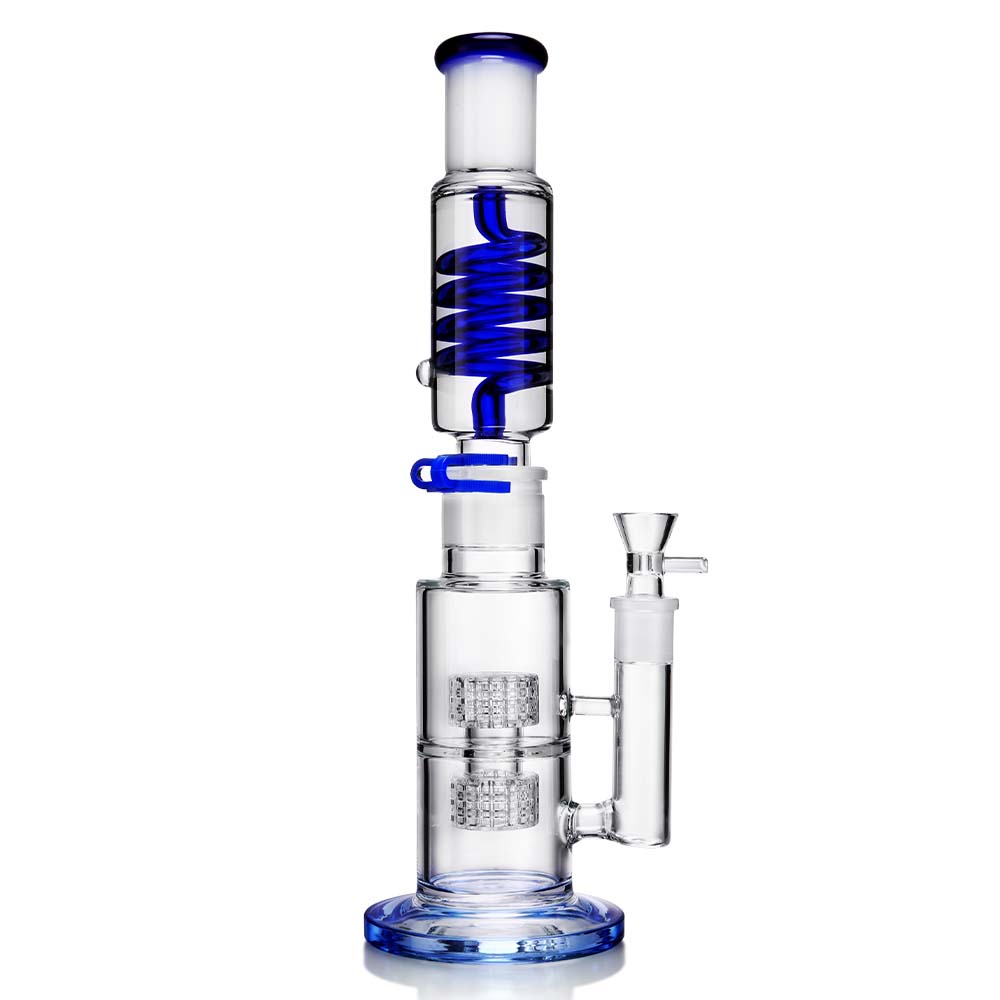 1Stop Glass 14" Glycerin Straight Tube Bong - Glasss Station