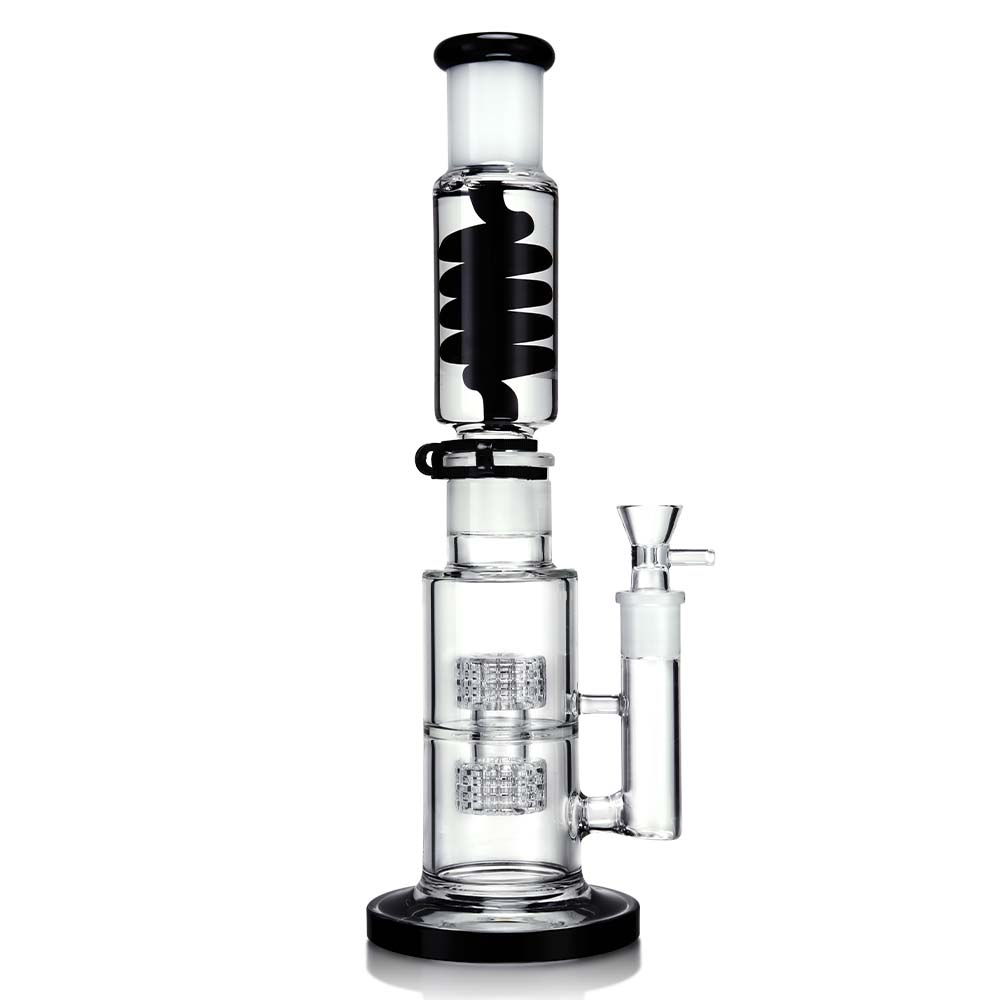 1Stop Glass 14" Glycerin Straight Tube Bong - Glasss Station