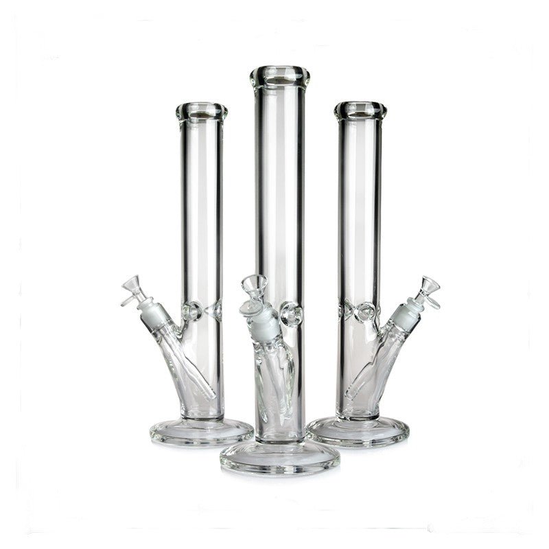 1Stop Glass 16" Super Thick Straight Tube Bong - Glasss Station