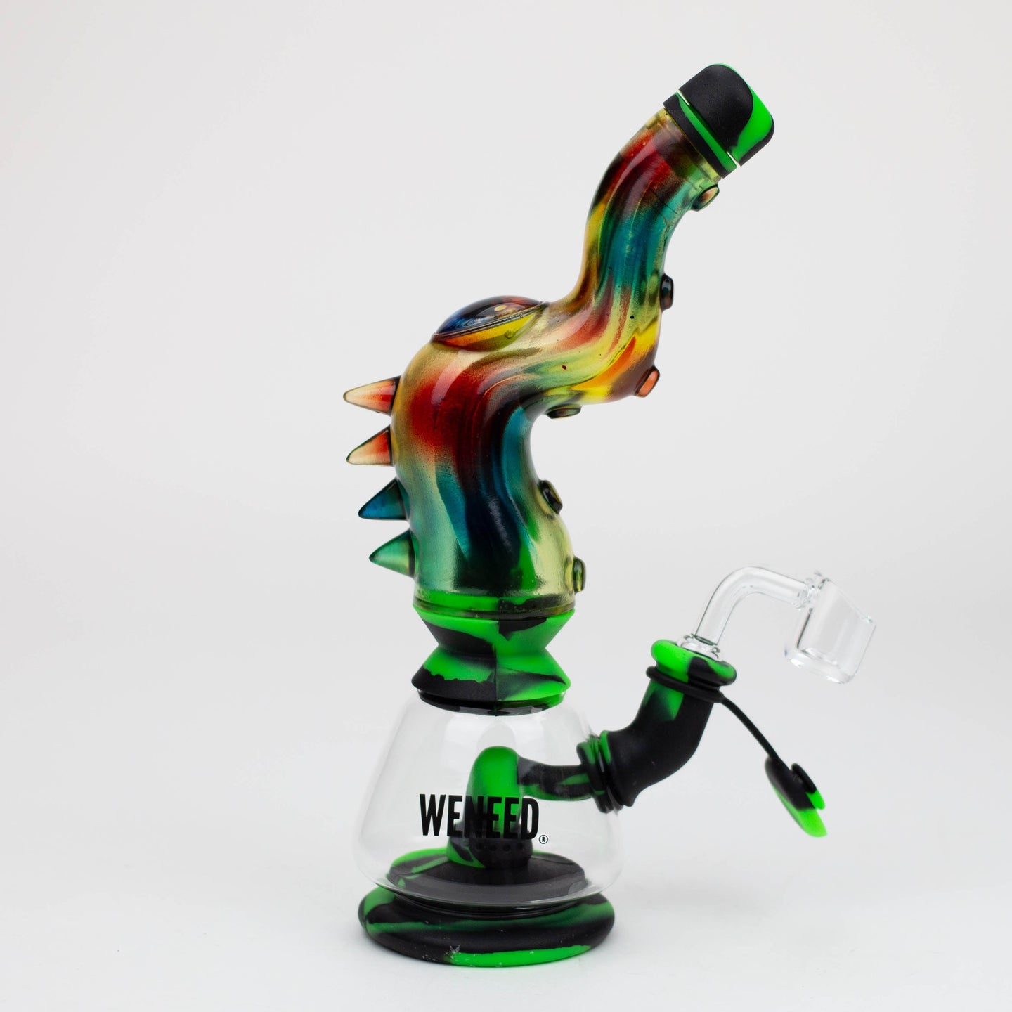 WENEED®- 10'' Silicone Leak Proof Tentacle Rig - Glasss Station