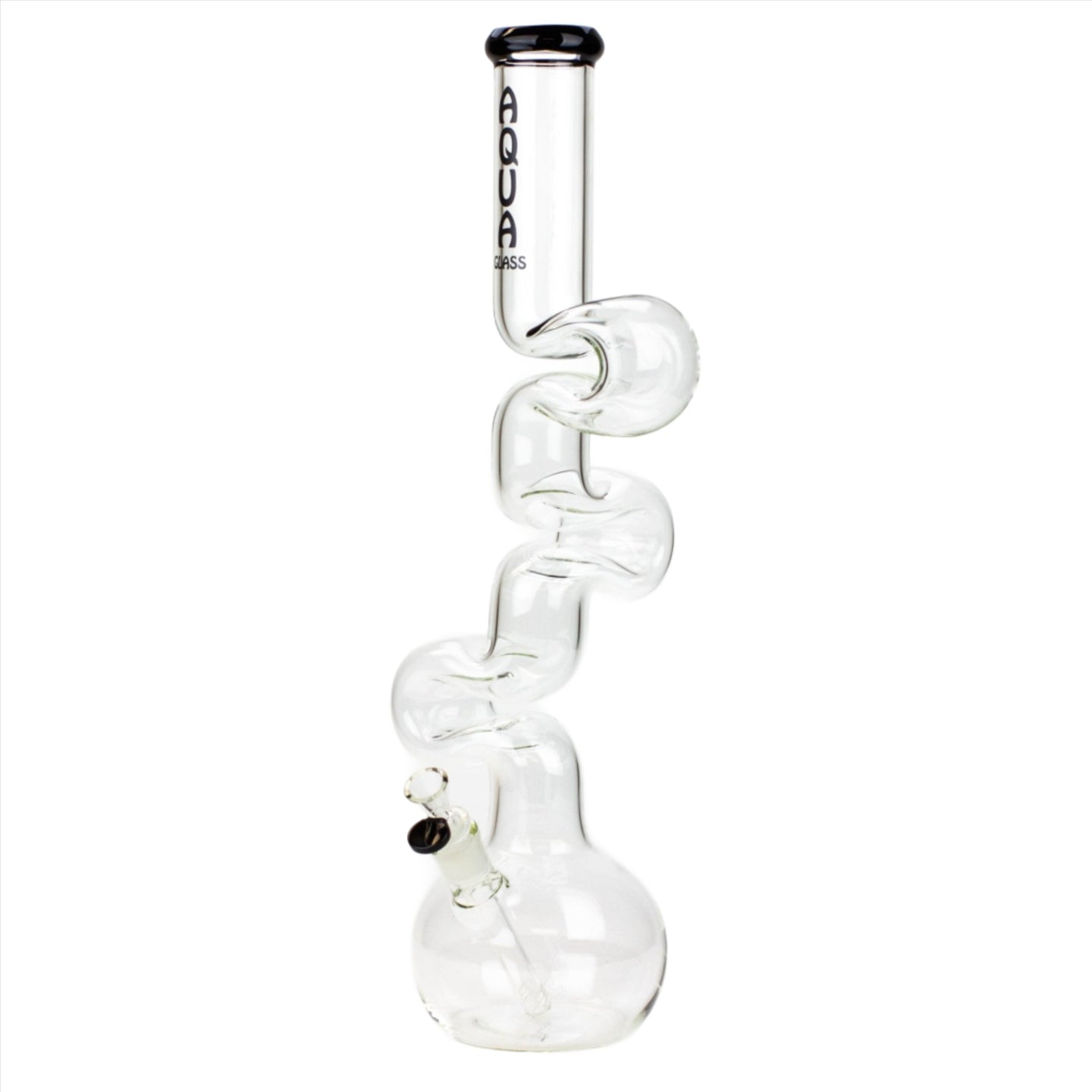 AQUA Glass 20" Kink Zong Bong - Glasss Station