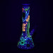 Beach Vibes 420 Painted 10" Glass Beaker Water Pipe - Glasss Station