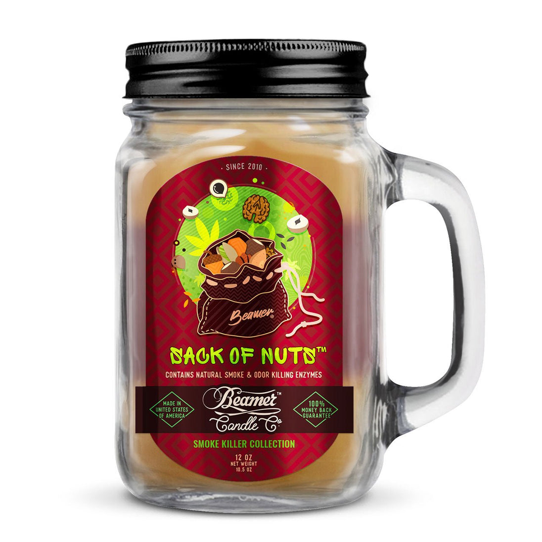 Beamer Candle Co. Sack Of Nuts Odor Eliminating Candle - Glasss Station