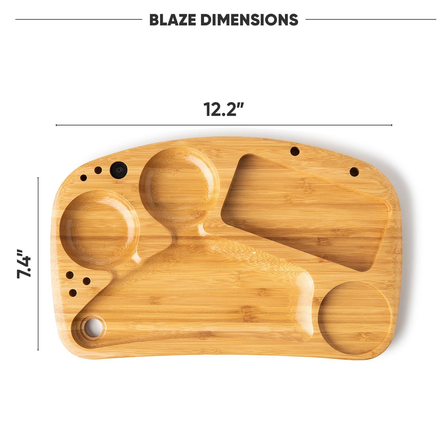 Blue Bus Wooden Rolling Tray - Glasss Station