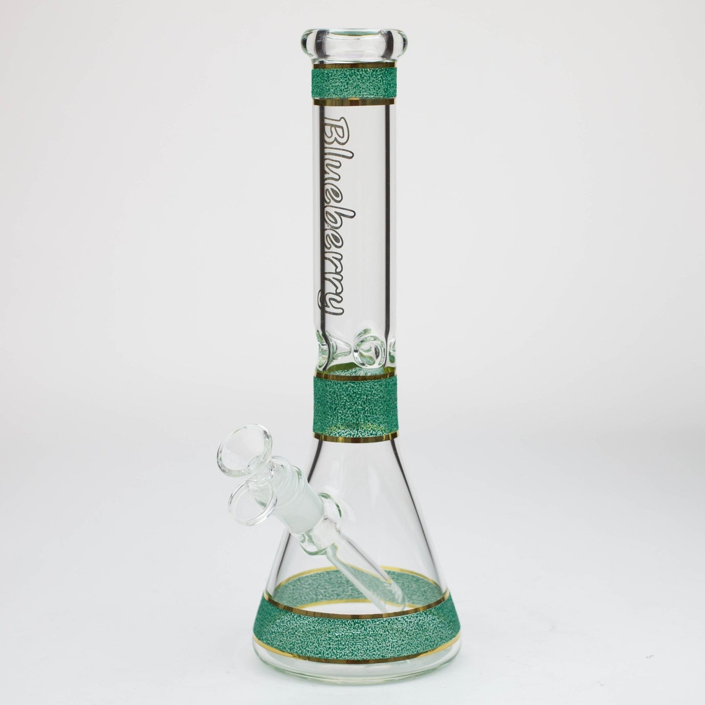 Blueberry-12" Texture Plated Beaker Bong - Glasss Station