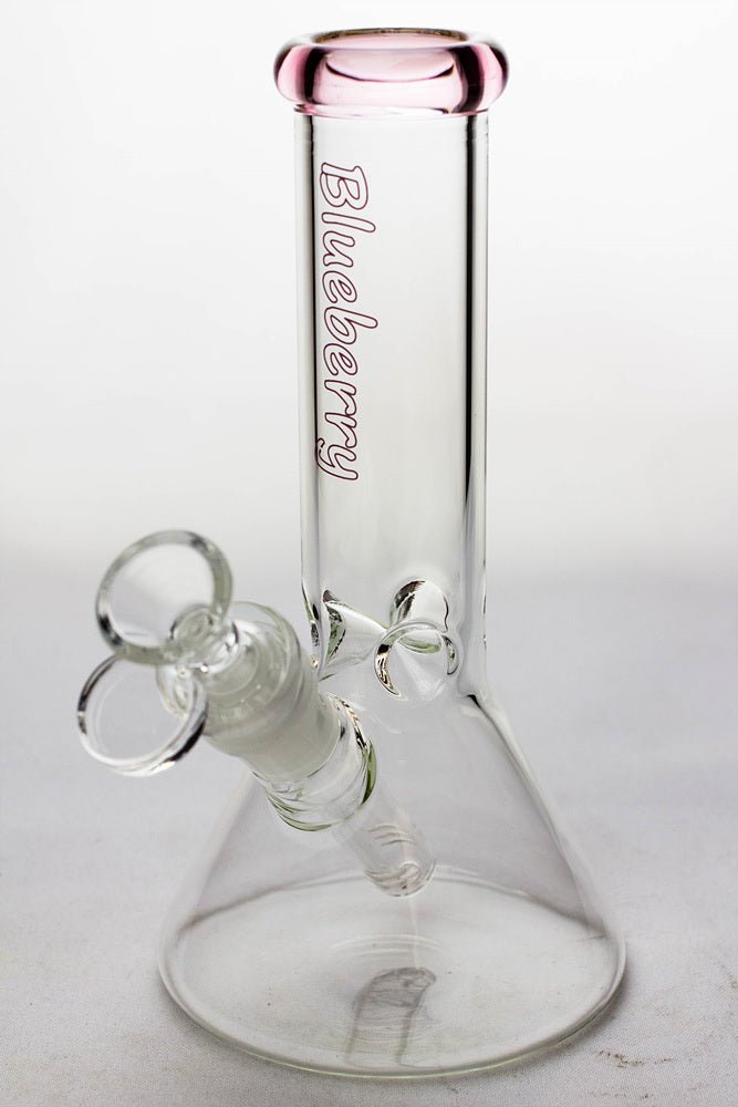 Blueberry 8" Glass Beaker Bong - Glasss Station