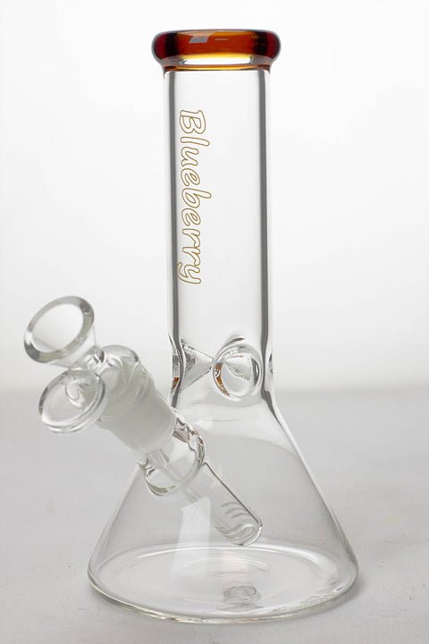 Blueberry 8" Glass Beaker Bong - Glasss Station