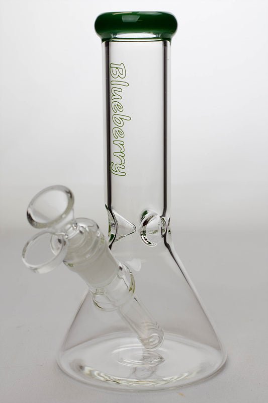 Blueberry 8" Glass Beaker Bong - Glasss Station