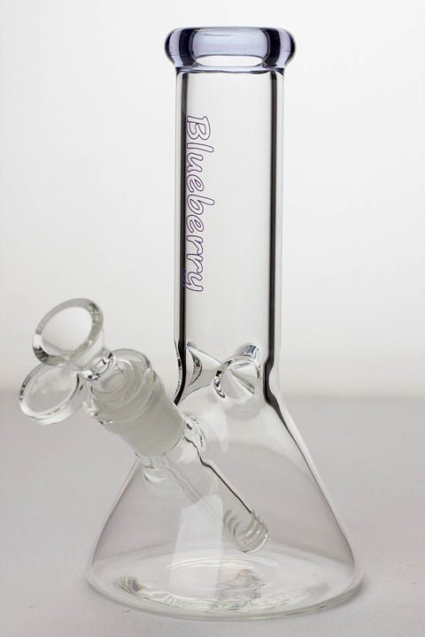 Blueberry 8" Glass Beaker Bong - Glasss Station