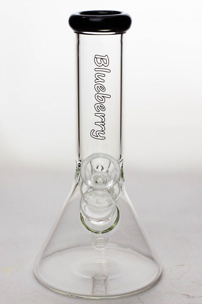 Blueberry 8" Glass Beaker Bong - Glasss Station