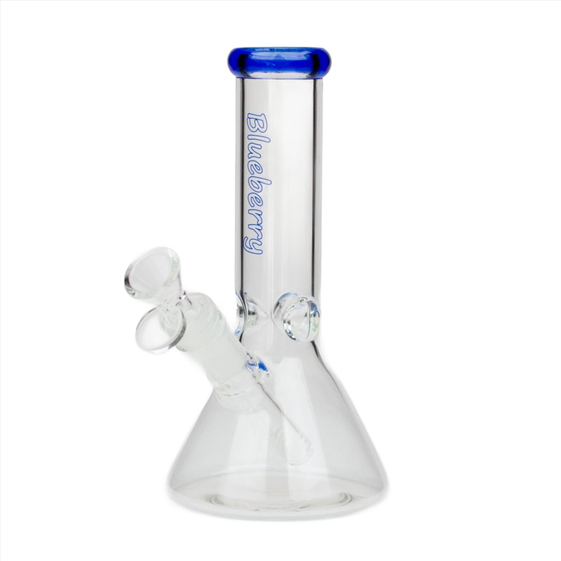 Blueberry 8" Glass Beaker Bong - Glasss Station