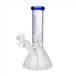 Blueberry 8" Glass Beaker Bong - Glasss Station