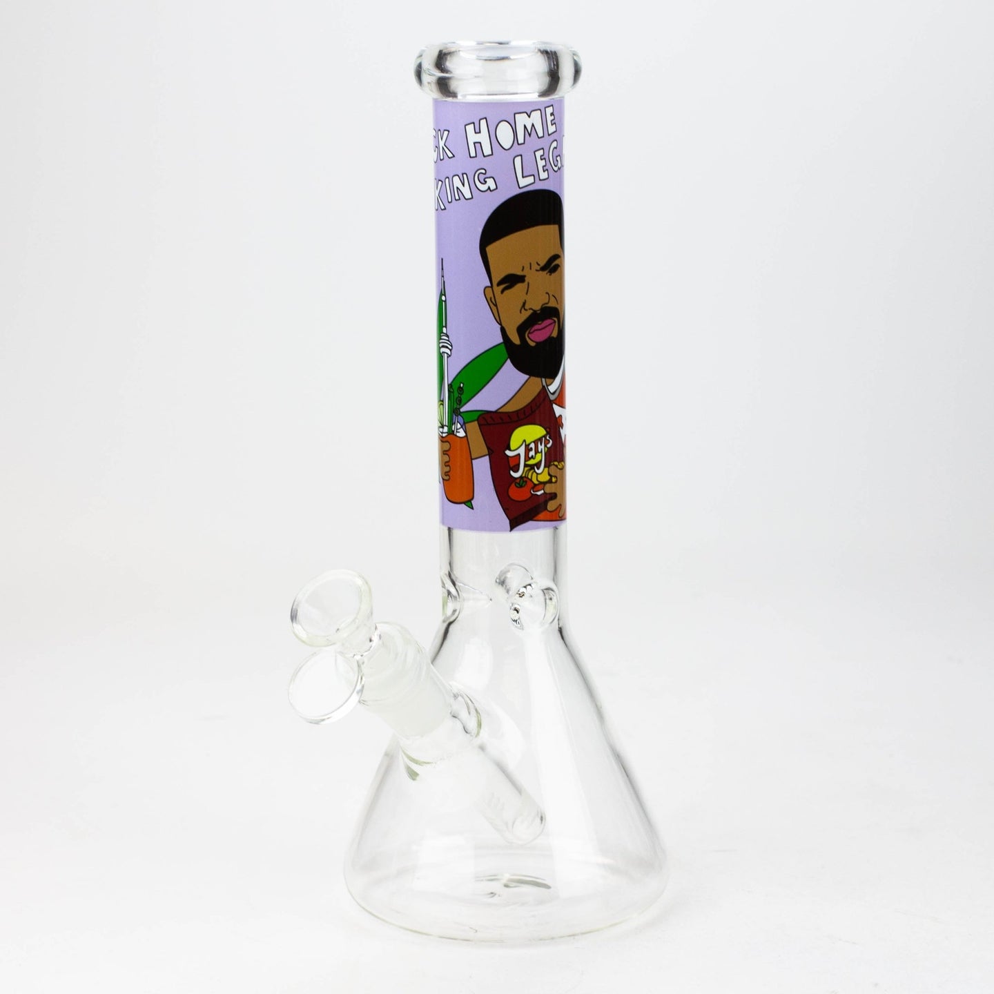 Cartoon 10" Water Beaker - Glasss Station