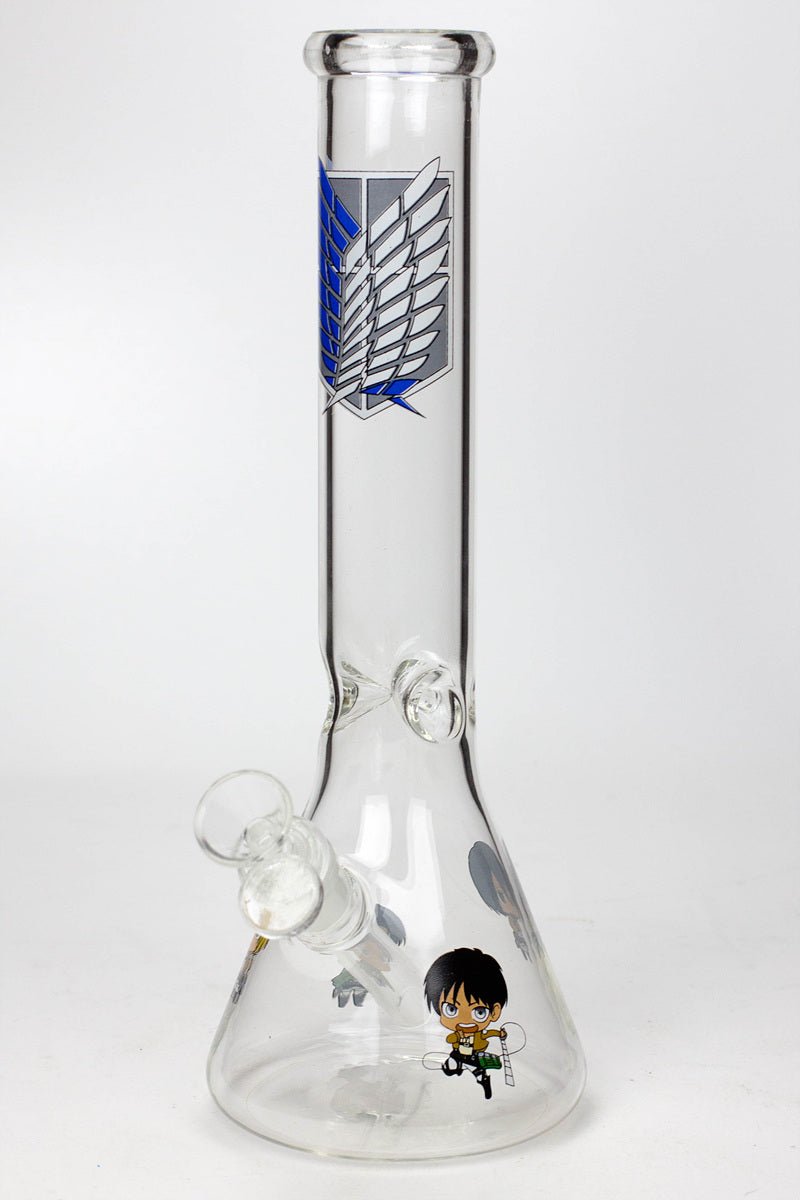 Cartoon 12" Glass Beaker Bong - Glasss Station