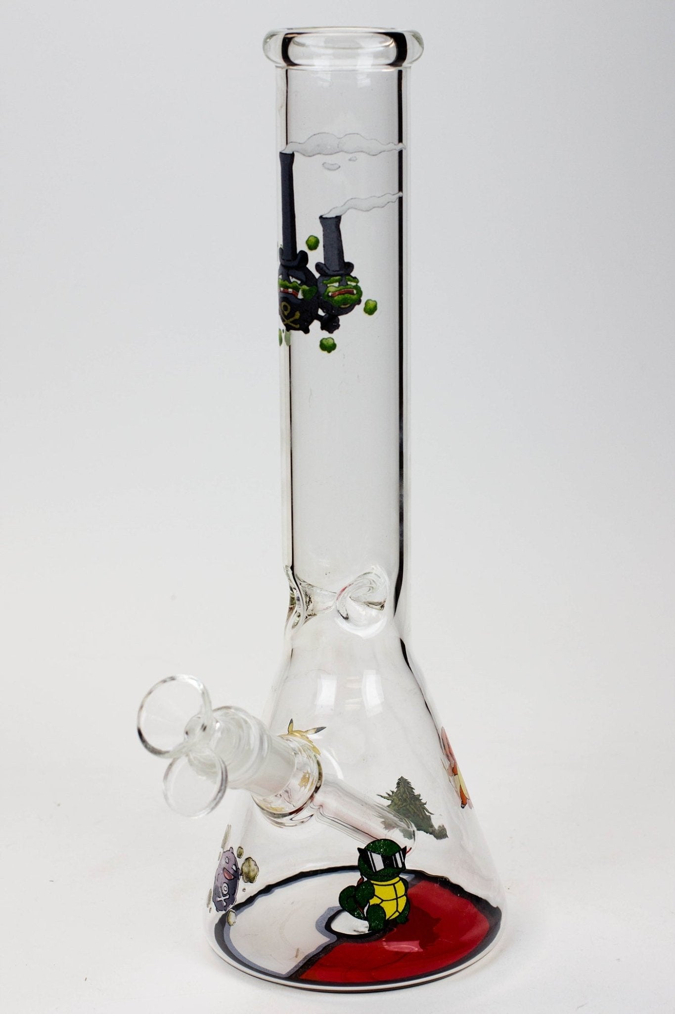 Cartoon 12" Glass Beaker Bong - Glasss Station