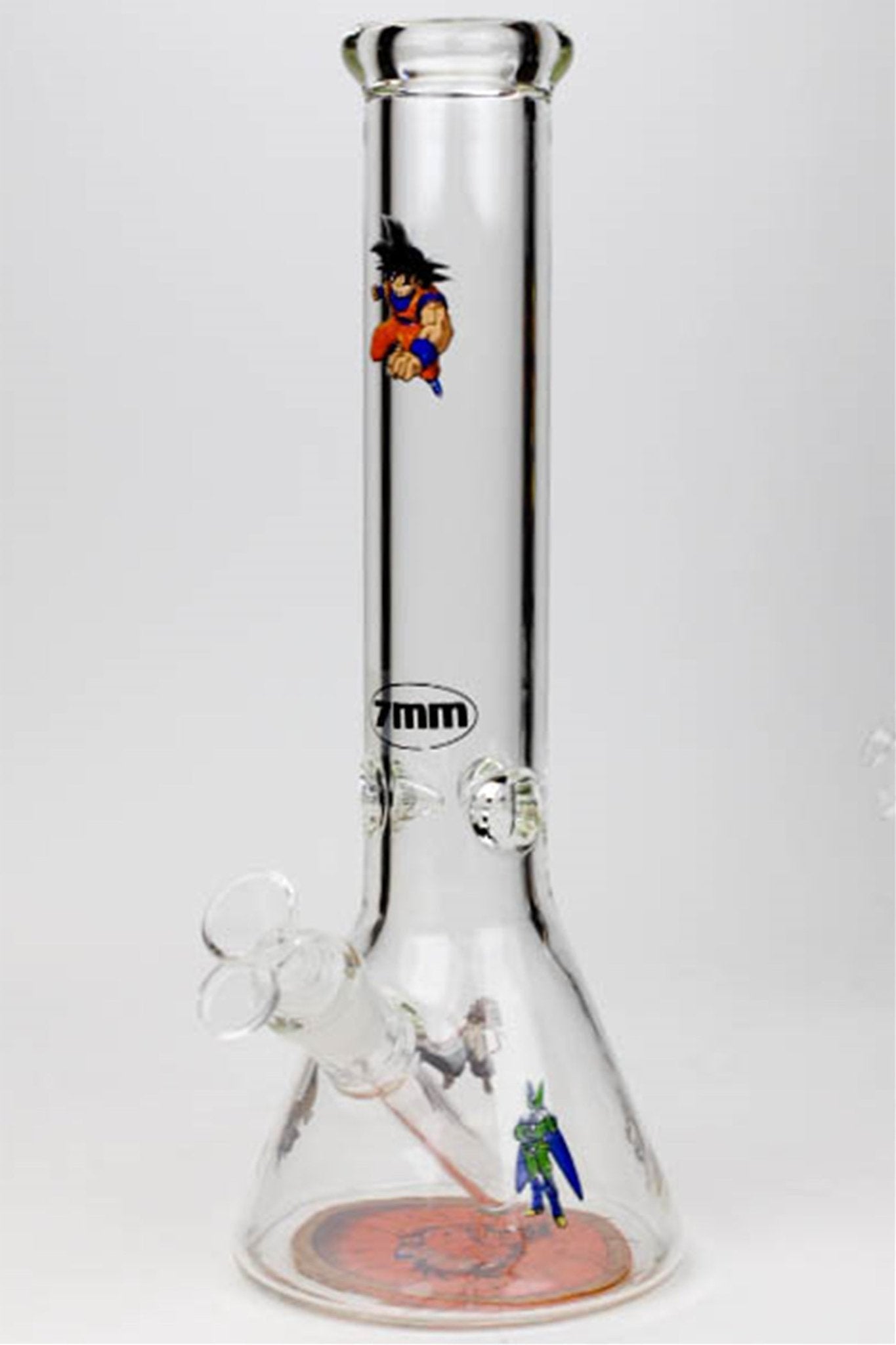 Cartoon 13.5" 7mm Glass Beaker Bong - Glasss Station