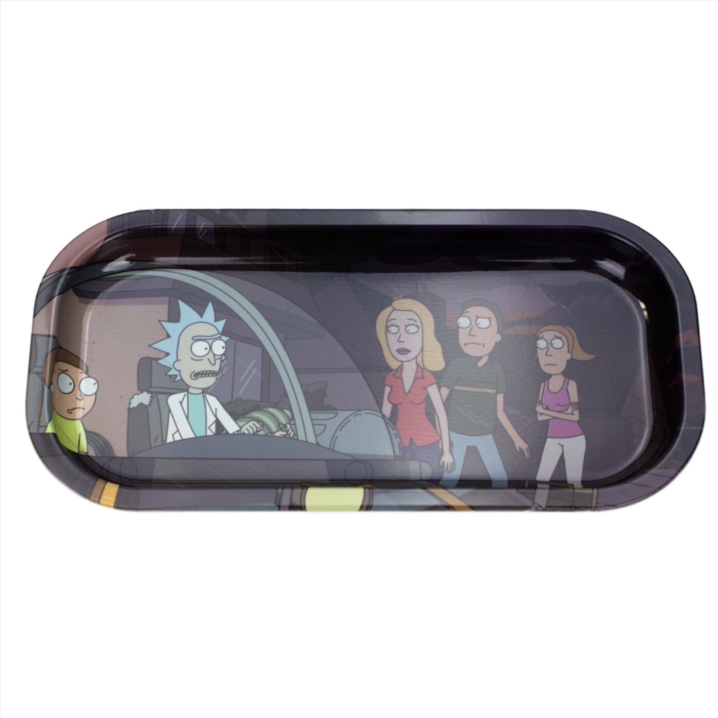 Cartoon Small Rolling Tray - Glasss Station