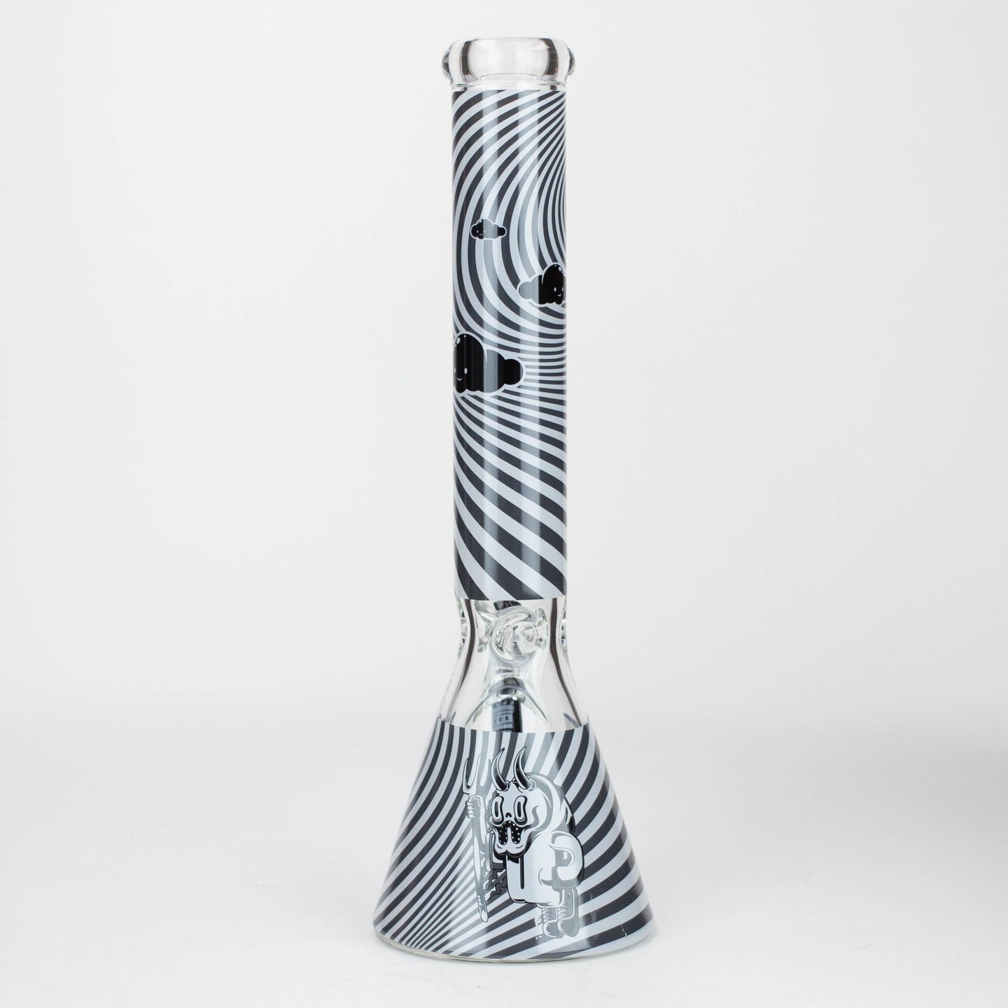 Castle Glassworks - 16" Decal Beaker Bong - Glasss Station