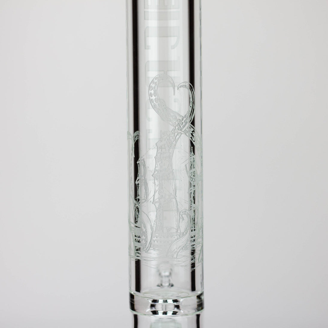 Castle Glassworks - 18" Laser Etched Tube Beaker Bong - Glasss Station