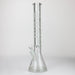 Castle Glassworks - 18" Laser Etched Tube Beaker Bong - Glasss Station