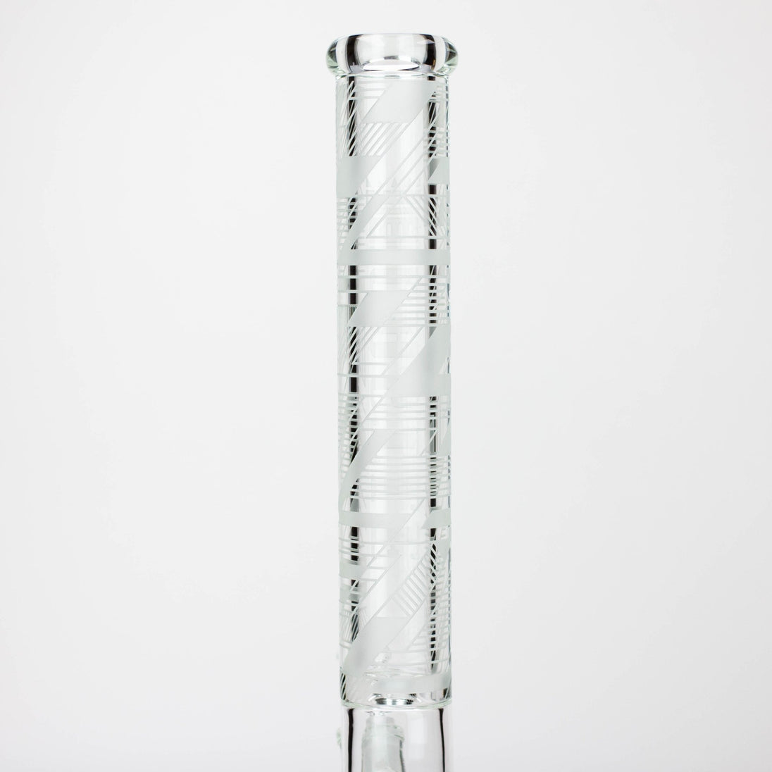 Castle Glassworks - 18" Laser Etched Tube Beaker Bong - Glasss Station