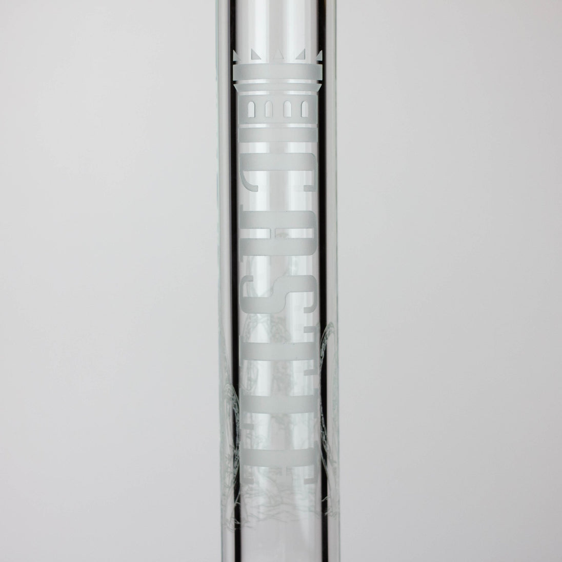 Castle Glassworks - 18" Laser Etched Tube Beaker Bong - Glasss Station