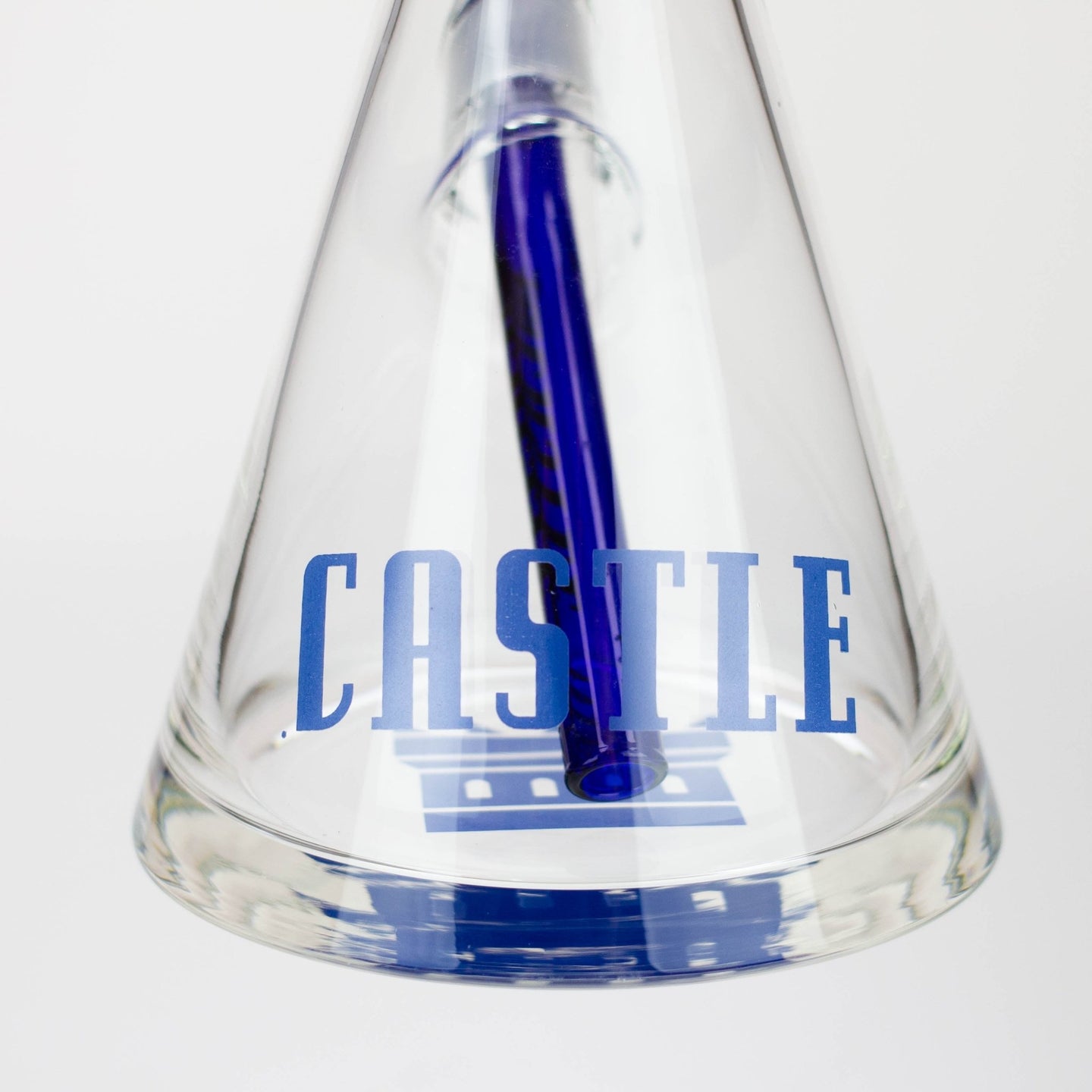 Castle Glassworks - Double Showerhead Beaker - Glasss Station