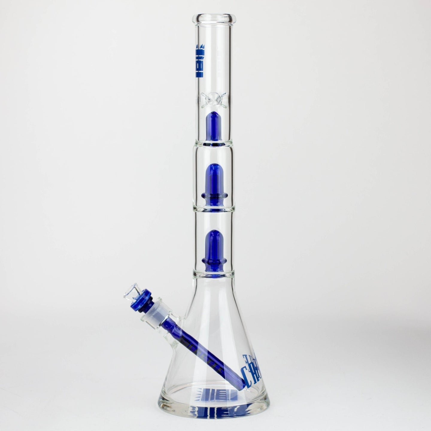 Castle Glassworks - Double Showerhead Beaker - Glasss Station