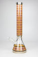 Check Pattern 17.5" 9mm Beaker Bong - Glasss Station