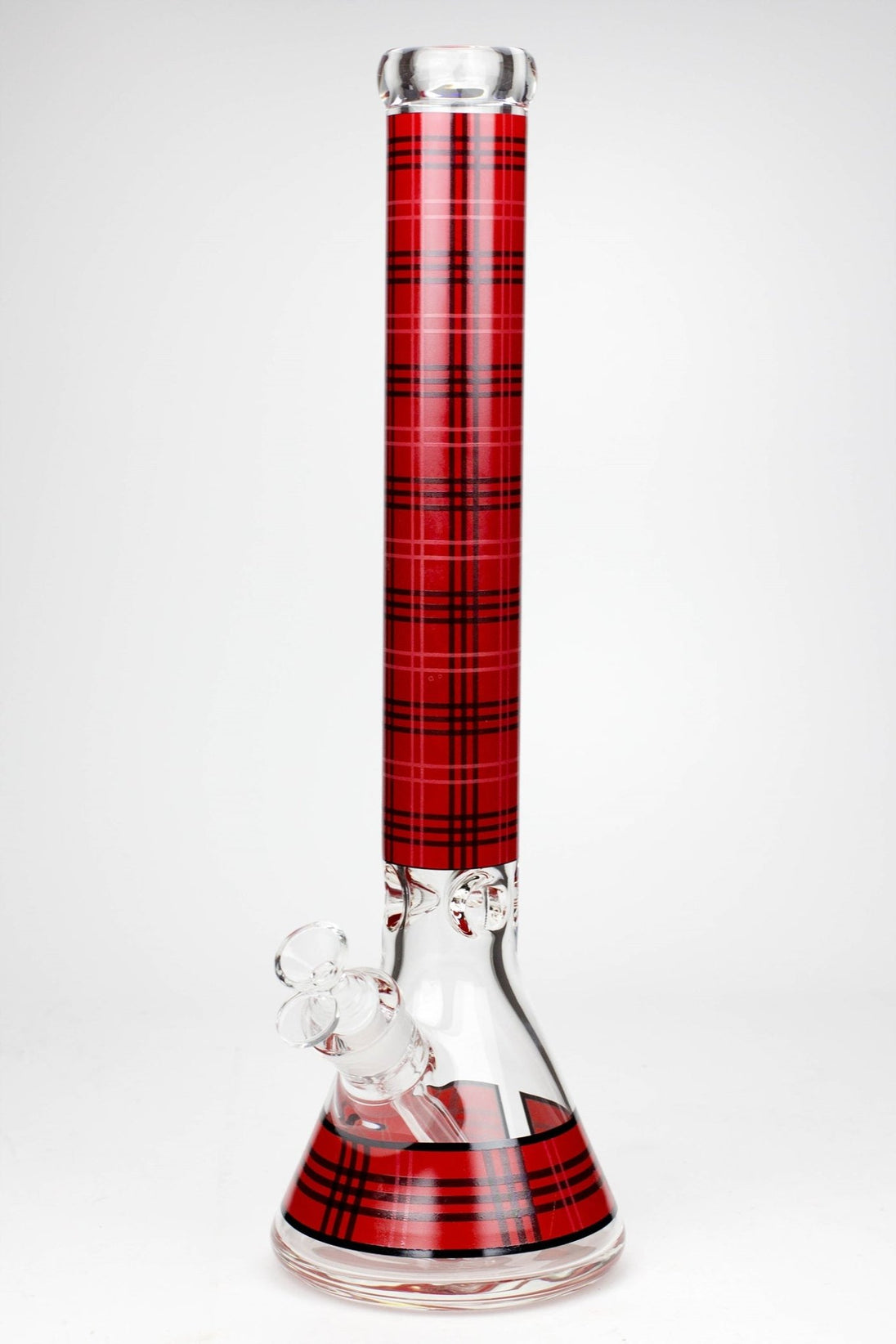 Check Pattern 17.5" 9mm Beaker Bong - Glasss Station