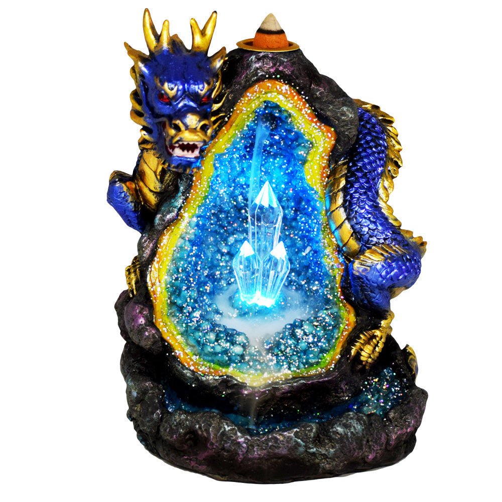 Chinese Dragon Backflow Burner w/ LED Lights - Glasss Station