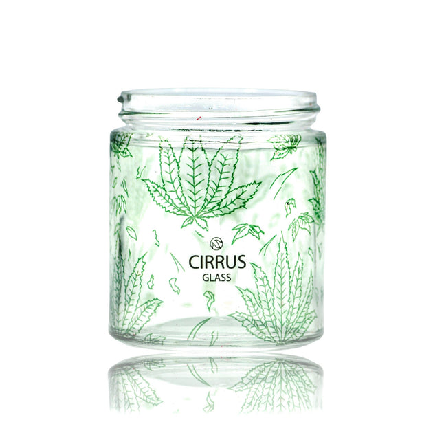 Cirrus Glass Green Sativa Stash Jar - Glasss Station