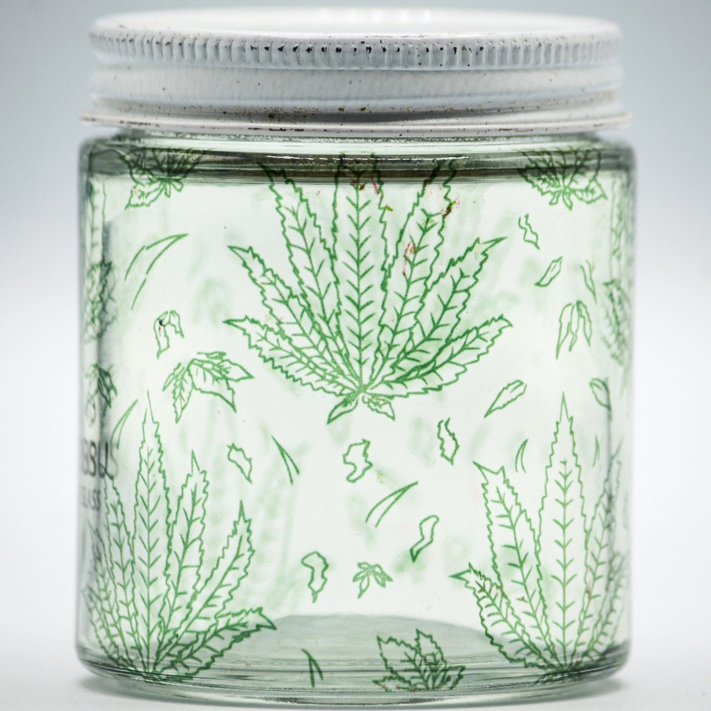 Cirrus Glass Green Sativa Stash Jar - Glasss Station